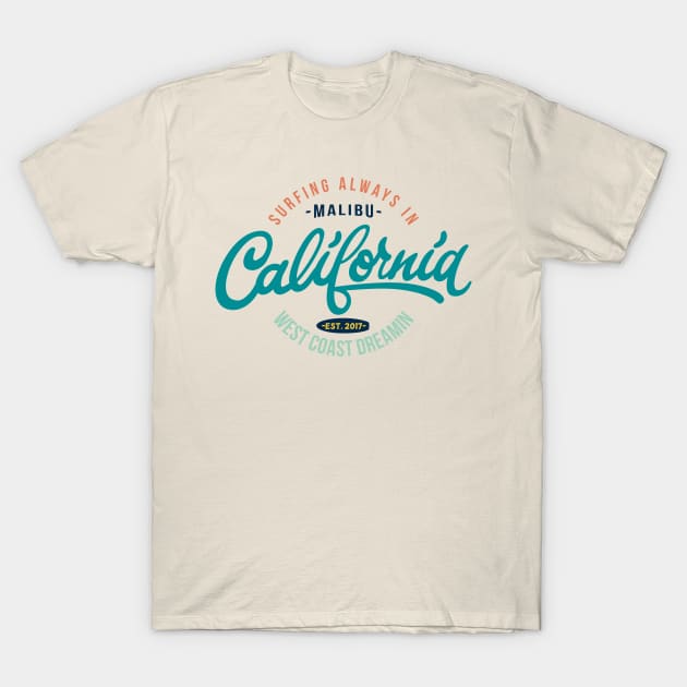 California surf T-Shirt by Lazarino